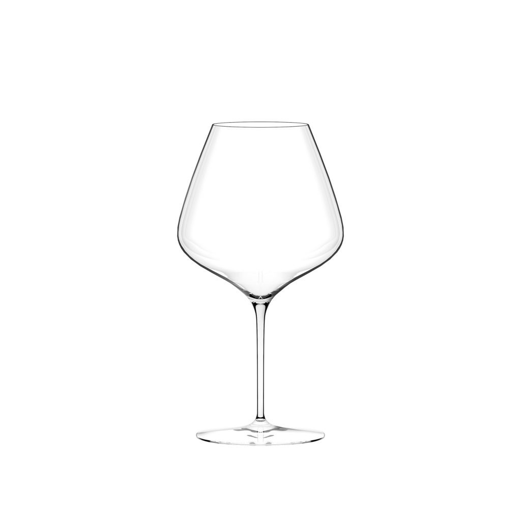 Clear Italesse Masterclass 90 stemmed wine glass on white